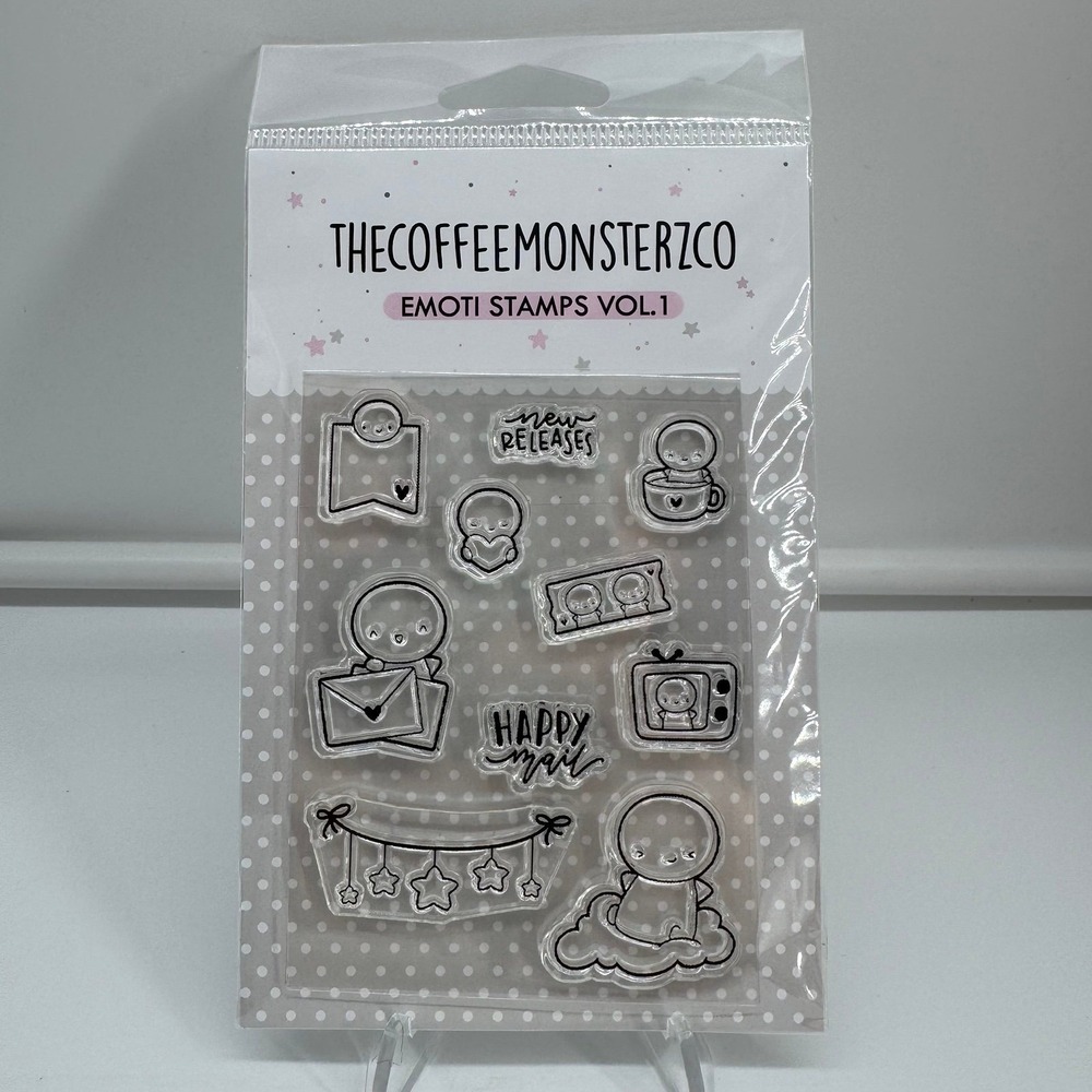 TCMC The Coffee Monsterz co.  | TCMC Emoti stamp set vol. 1